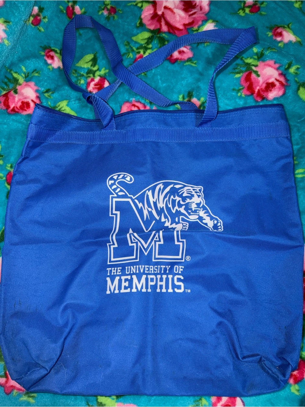 University of Memphis Blue Tiger Tote Bag